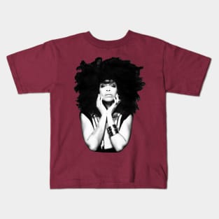 Erykah Badu Retro Halftone Vintage Fan Art Kids T-Shirt